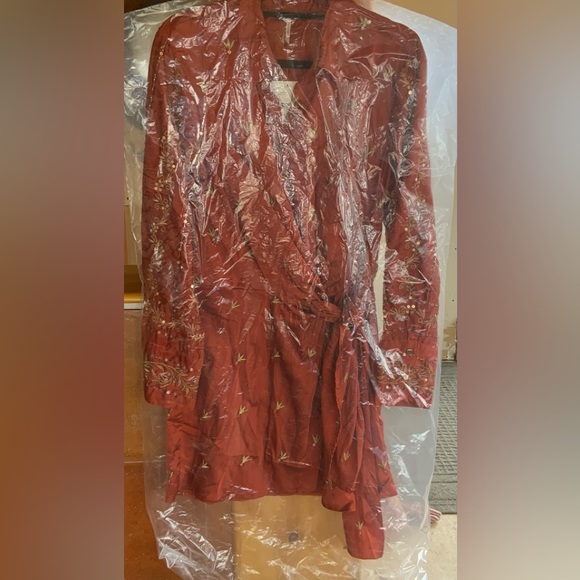 Breakdown Mini Wrap Dress - Picture 2 of 12